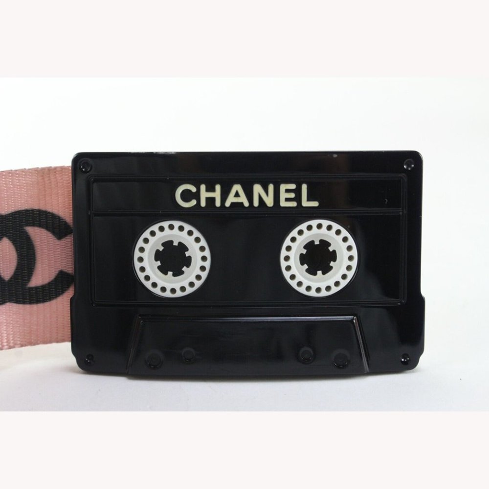 Chanel 04P Size 75/30 Pink Cassette Tape Belt 1CC615K - Picture 9 of 12